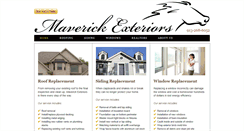 Desktop Screenshot of maverickexteriorskc.com
